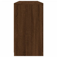 Thumbnail for Sideboard mit LED-Leuchten Braun Eichen-Optik 142,5x37x67 cm