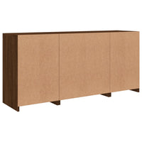 Thumbnail for Sideboard mit LED-Leuchten Braun Eichen-Optik 142,5x37x67 cm