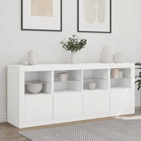 Thumbnail for Sideboard mit LED-Leuchten Weiß 163x37x67 cm