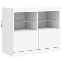 Thumbnail for Sideboard mit LED-Leuchten Weiß 163x37x67 cm