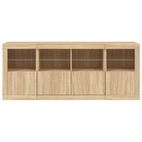 Thumbnail for Sideboard mit LED-Leuchten Sonoma-Eiche 163x37x67 cm