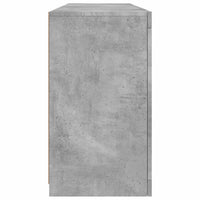 Thumbnail for Sideboard mit LED-Leuchten Betongrau 163x37x67 cm