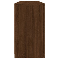 Thumbnail for Sideboard mit LED-Leuchten Braun Eichen-Optik 163x37x67 cm