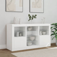 Thumbnail for Sideboard mit LED-Leuchten Weiß 123x37x67 cm
