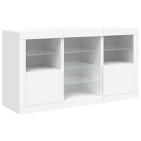 Thumbnail for Sideboard mit LED-Leuchten Weiß 123x37x67 cm