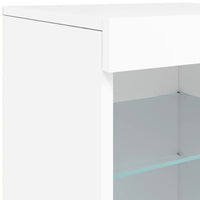 Thumbnail for Sideboard mit LED-Leuchten Weiß 123x37x67 cm