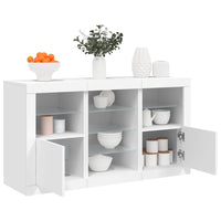Thumbnail for Sideboard mit LED-Leuchten Weiß 123x37x67 cm