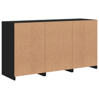 Thumbnail for Sideboard mit LED-Leuchten Schwarz 123x37x67 cm