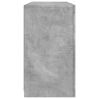 Thumbnail for Sideboard mit LED-Leuchten Betongrau 123x37x67 cm
