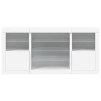 Thumbnail for Sideboard mit LED-Leuchten Weiß 142,5x37x67 cm
