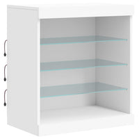 Thumbnail for Sideboard mit LED-Leuchten Weiß 142,5x37x67 cm