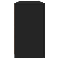 Thumbnail for Sideboard mit LED-Leuchten Schwarz 142,5x37x67 cm