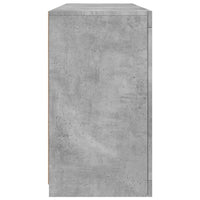 Thumbnail for Sideboard mit LED-Leuchten Betongrau 142,5x37x67 cm