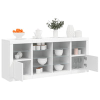 Thumbnail for Sideboard mit LED-Leuchten Weiß 163x37x67 cm