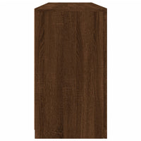 Thumbnail for Sideboard mit LED-Leuchten Braun Eichen-Optik 163x37x67 cm