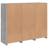 Thumbnail for Sideboards mit LED-Leuchten 3 Stk. Grau Sonoma Holzwerkstoff