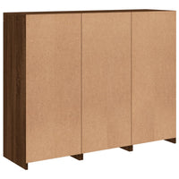 Thumbnail for Sideboards mit LED-Leuchten 3 Stk. Braun Eichen-Optik