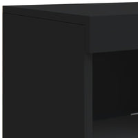 Thumbnail for Sideboards mit LED-Leuchten 3 Stk. Schwarz Holzwerkstoff