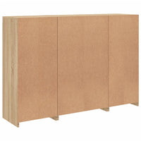 Thumbnail for Sideboards mit LED-Leuchten 3 Stk. Sonoma-Eiche Holzwerkstoff