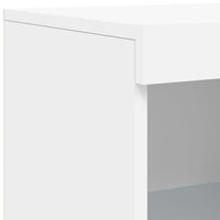 Thumbnail for Sideboards mit LED-Leuchten 3 Stk. Weiß Holzwerkstoff