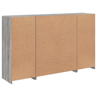 Thumbnail for Sideboards mit LED-Leuchten 3 Stk. Grau Sonoma Holzwerkstoff