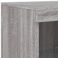 Thumbnail for Sideboards mit LED-Leuchten 3 Stk. Grau Sonoma Holzwerkstoff