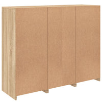 Thumbnail for Sideboards mit LED-Leuchten 3 Stk. Sonoma-Eiche Holzwerkstoff