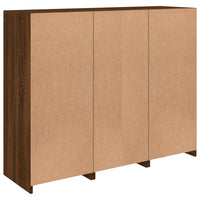 Thumbnail for Sideboards mit LED-Leuchten 3 Stk. Braun Eichen-Optik