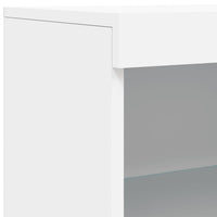 Thumbnail for Sideboards mit LED-Leuchten 3 Stk. Weiß Holzwerkstoff