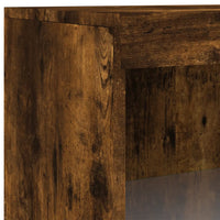 Thumbnail for Sideboards mit LED-Leuchten 3 Stk. Räuchereiche Holzwerkstoff