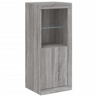 Thumbnail for Sideboards mit LED-Leuchten 3 Stk. Grau Sonoma Holzwerkstoff