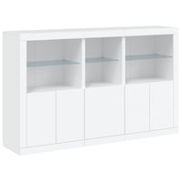 Thumbnail for Sideboard mit LED-Leuchten Weiß 162x37x100 cm