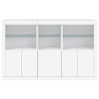 Thumbnail for Sideboard mit LED-Leuchten Weiß 162x37x100 cm