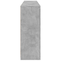 Thumbnail for Sideboard mit LED-Leuchten Betongrau 162x37x100 cm