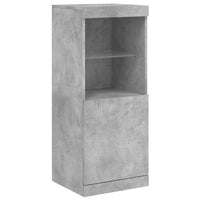 Thumbnail for Sideboard mit LED-Leuchten Betongrau 162x37x100 cm