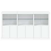Thumbnail for Sideboard mit LED-Leuchten Weiß 181,5x37x100 cm