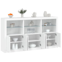 Thumbnail for Sideboard mit LED-Leuchten Weiß 181,5x37x100 cm
