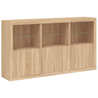 Thumbnail for Sideboard mit LED-Leuchten Sonoma-Eiche 181,5x37x100 cm