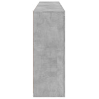 Thumbnail for Sideboard mit LED-Leuchten Betongrau 181,5x37x100 cm