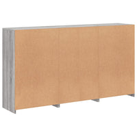 Thumbnail for Sideboard mit LED-Leuchten Grau Sonoma 181,5x37x100 cm