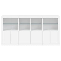Thumbnail for Sideboard mit LED-Leuchten Weiß 202x37x100 cm