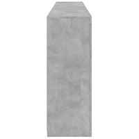 Thumbnail for Sideboard mit LED-Leuchten Betongrau 202x37x100 cm