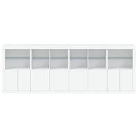 Thumbnail for Sideboard mit LED-Leuchten Weiß 283x37x100 cm