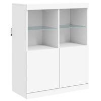 Thumbnail for Sideboard mit LED-Leuchten Weiß 283x37x100 cm