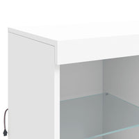 Thumbnail for Sideboard mit LED-Leuchten Weiß 283x37x100 cm
