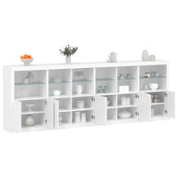 Thumbnail for Sideboard mit LED-Leuchten Weiß 283x37x100 cm
