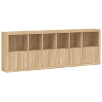 Thumbnail for Sideboard mit LED-Leuchten Sonoma-Eiche 283x37x100 cm