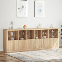 Thumbnail for Sideboard mit LED-Leuchten Sonoma-Eiche 283x37x100 cm