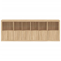 Thumbnail for Sideboard mit LED-Leuchten Sonoma-Eiche 283x37x100 cm