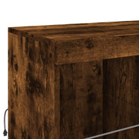 Thumbnail for Sideboard mit LED-Leuchten Räuchereiche 283x37x100 cm